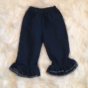 Girls Custom Ruffle Jeans